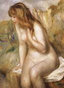 Pierre Renoir Bather Seated on a Rock oil painting reproduction